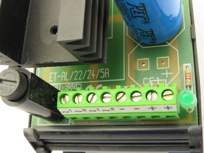 Euro Tek ET-AL/22/24/5A Single Phase Power Supply 20VAC Out 24VDC 5A Rectifier