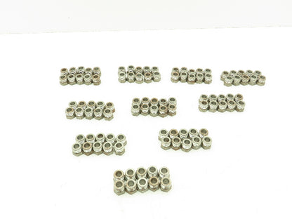 Steel Inverted 45° Flare Fitting Nut 3/8" Tube OD x 11/16" UNF  - Lot of 100