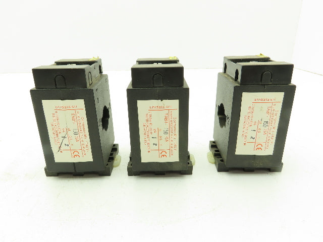 Unidata Current Transformer 150/5A 2VA Tab1 Lot of 3