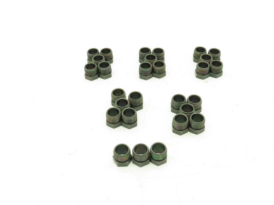 5/8" Tube OD x 7/8" UNF  Steel Inverted 45° Flare Fitting Nut- Lot of 28