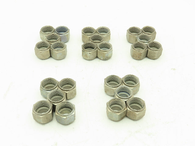 5/8" Tube OD x 7/8-14 UNF 45° Steel Flared HVAC Line Tube Nut  LOT OF 25