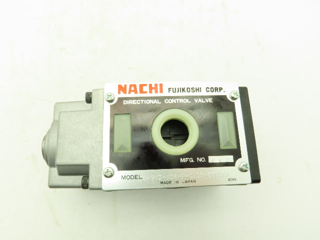 Nachi SS-G03-A06-R-C115-E8916A Hydraulic Directional Control Solenoid Valve 120V