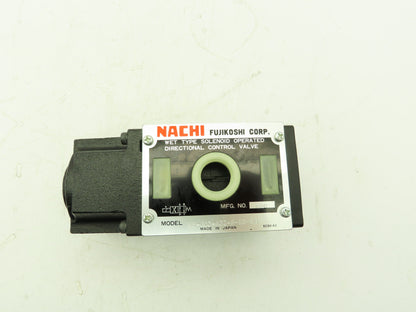 Nachi SS-G03-A3Z-R-D2-E10 Hydraulic Directional Control Wet Solenoid Valve 24VDC