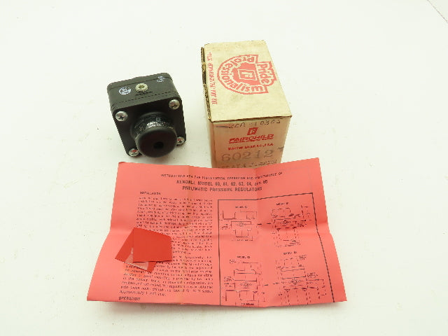 Fairchild 60212 Pneumatic Air Pressure Regulator Preset 25 PSI Model 60 Stratos