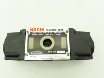 Nachi SS-G03-C4-FR-D2-E10 Hydraulic Directional Control Wet Solenoid Valve 24VDC