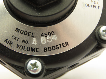 Fairchild 4554 Pneumatic Air Volume Booster Model 4500 3/1 Output