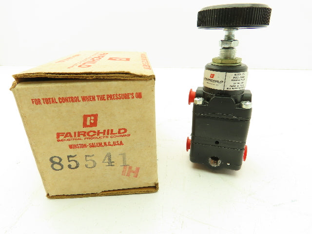 Fairchild 85541 Pneumatic Air Multi Stage Biasing Relay 60 PSIG 1/8" Model 85D