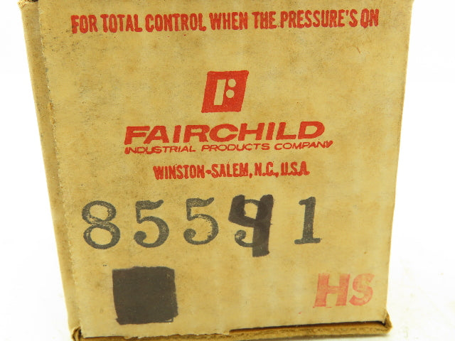 Fairchild 85541 Pneumatic Air Multi Stage Biasing Relay 60 PSIG 1/8" Model 85D
