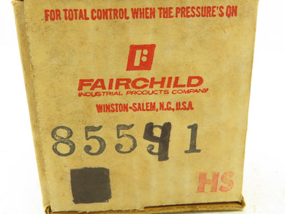 Fairchild 85541 Pneumatic Air Multi Stage Biasing Relay 60 PSIG 1/8" Model 85D