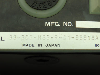 Nachi SS-G03-H63-R-D1-E8916A Hydraulic Directional Control Solenoid Valve 12VDC