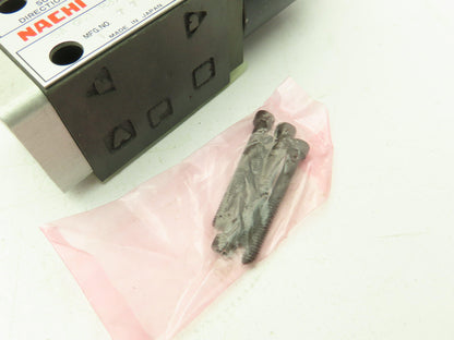 Nachi SA-G01-H3X-D2-E20 Hydraulic Directional Control Wet Solenoid Valve 24VDC