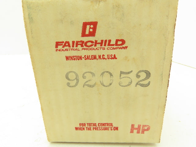 Fairchild 92052 Pneumatic Air Low Pressure Limiting Relay Model 92