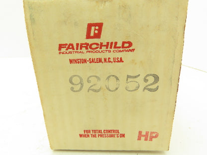 Fairchild 92052 Pneumatic Air Low Pressure Limiting Relay Model 92