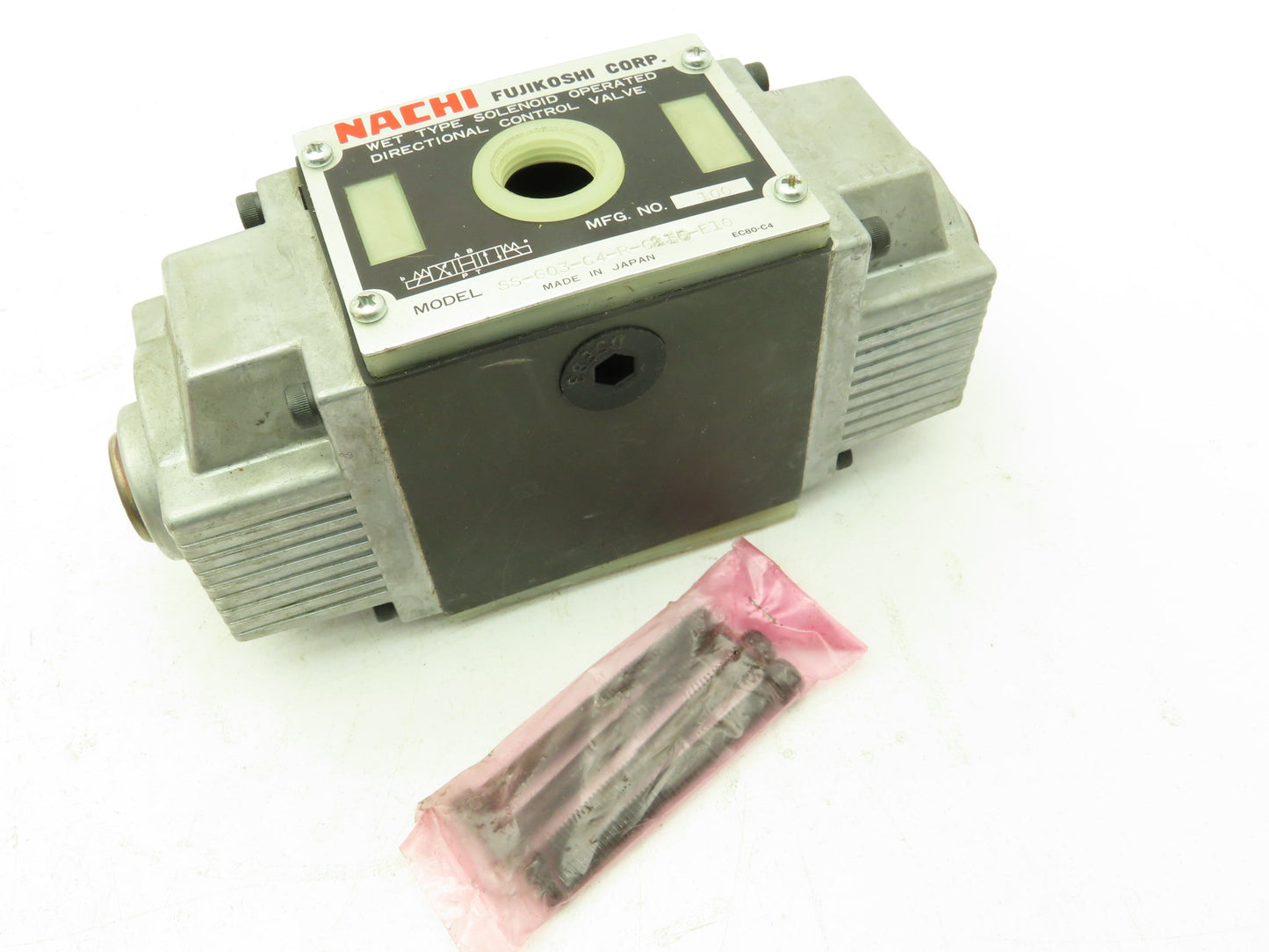Nachi SS-G03-C4-R-C230-E10 Hydraulic Directional Control Solenoid Valve 220V D05