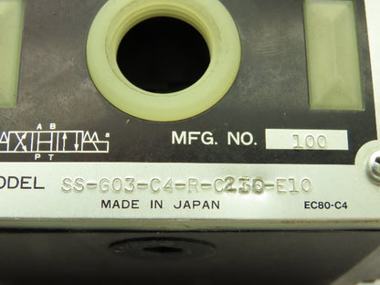 Nachi SS-G03-C4-R-C230-E10 Hydraulic Directional Control Solenoid Valve 220V D05