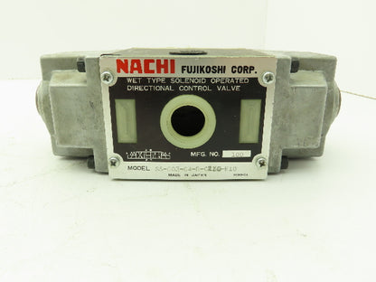 Nachi SS-G03-C4-R-C230-E10 Hydraulic Directional Control Solenoid Valve 220V D05