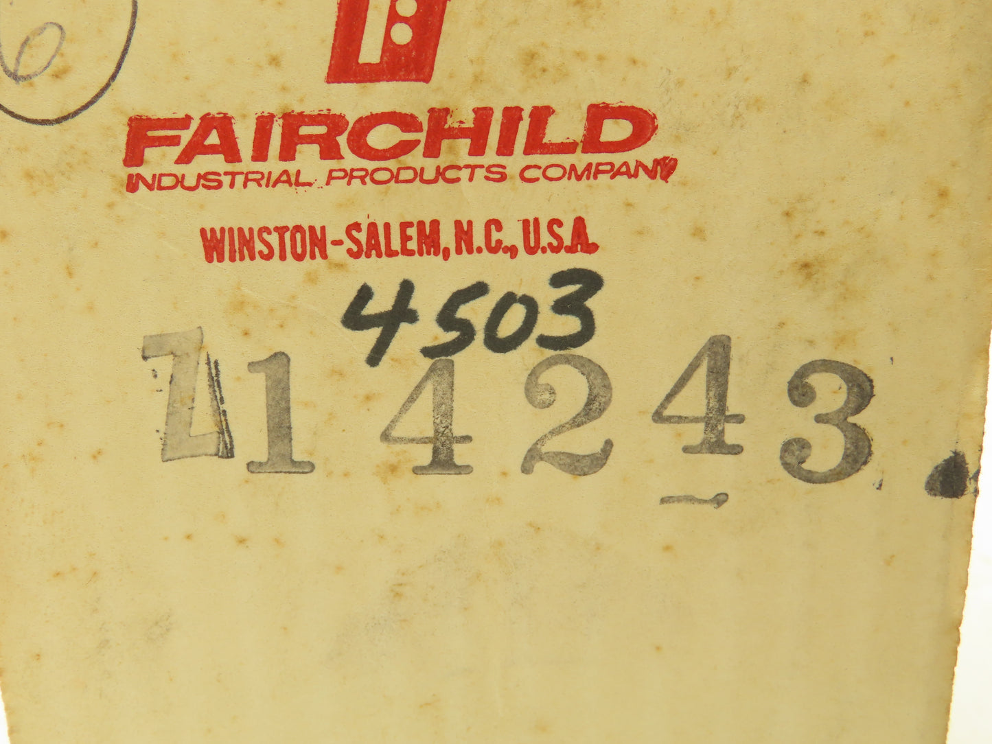 Fairchild Z-14243 Pneumatic Air Volume Booster Model 4500 2/3 Output 4503