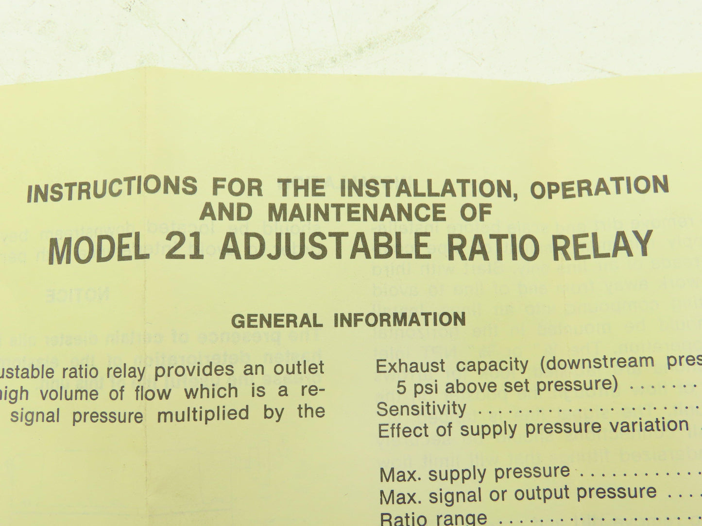 Fairchild 14985 Rebuild Kit Model 21 Adjustable Ratio Relay