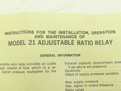 Fairchild 14985 Rebuild Kit Model 21 Adjustable Ratio Relay