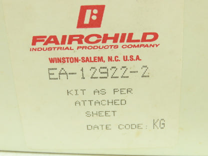 Fairchild EA-12922-2 Repair Kit Pneumatic Air Pressure Regulator Model 81