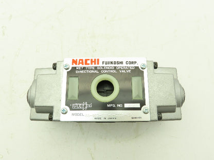 Nachi SS-G03-E3Z-R-C115-E10 Hydraulic Directional Control Solenoid Valve 120V