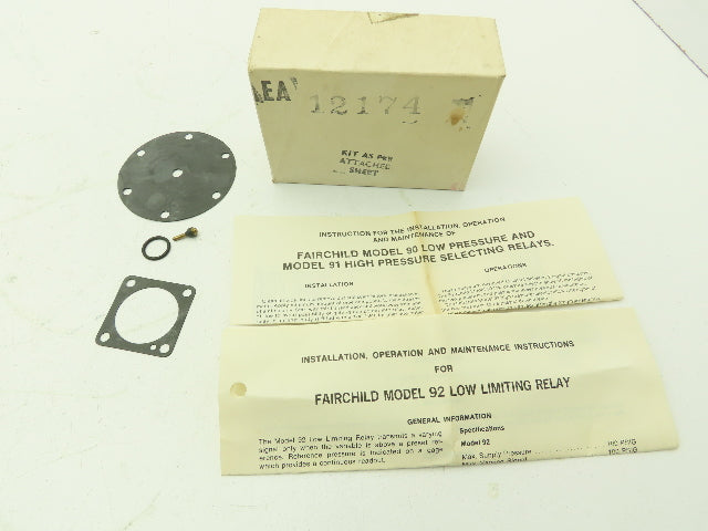 Fairchild EA-12174 Repair Kit Model 90 92 Low Limiting Relay