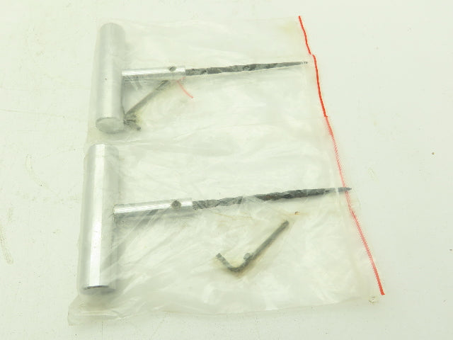 Steel Spiral Probe Reamer Tire Plug Repair Tool Chrome Steel T-Handle  LOT OF 2