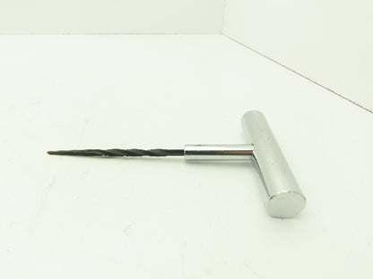 Steel Spiral Probe Reamer Tire Plug Repair Tool Chrome Steel T-Handle  LOT OF 2