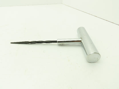 Steel Spiral Probe Reamer Tire Plug Repair Tool Chrome Steel T-Handle  LOT OF 2