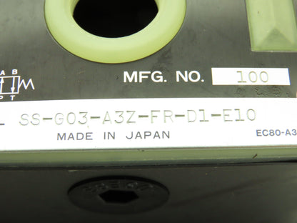 Nachi SS-G03-A3Z-FR-D1-E10 Hydraulic Directional Control Solenoid Valve 12VDC