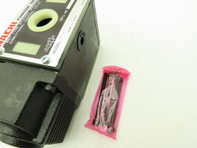 Nachi SS-G03-A3X-FR-D1-E10 Hydraulic Directional Control Solenoid Valve 12VDC