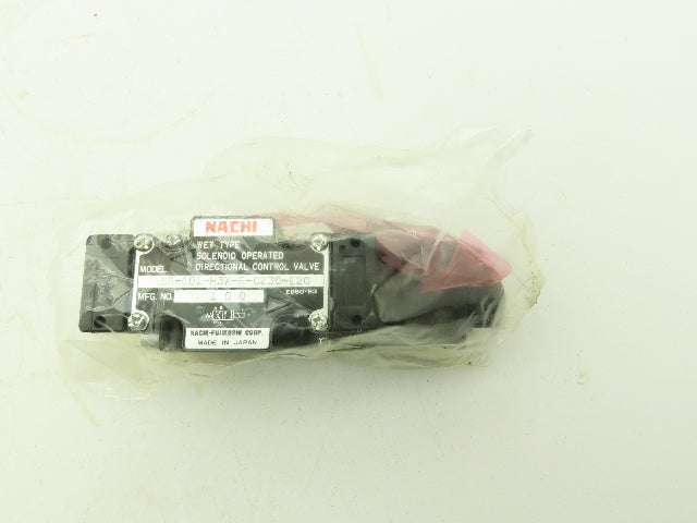 Nachi SS-G01-H3X-R-C230-E20 Hydraulic Directional Control Solenoid Valve 220V