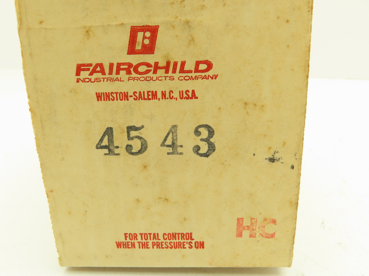 Fairchild 4543 Pneumatic Air Volume Booster Model 4500 2/1 Output