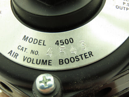 Fairchild 4543 Pneumatic Air Volume Booster Model 4500 2/1 Output