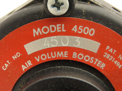 Fairchild 4503 Pneumatic Air Volume Booster Model 4500 2/3 Output
