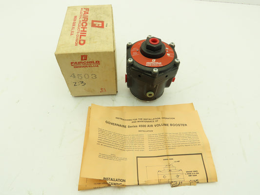 Fairchild 4503 Pneumatic Air Volume Booster Model 4500 2/3 Output