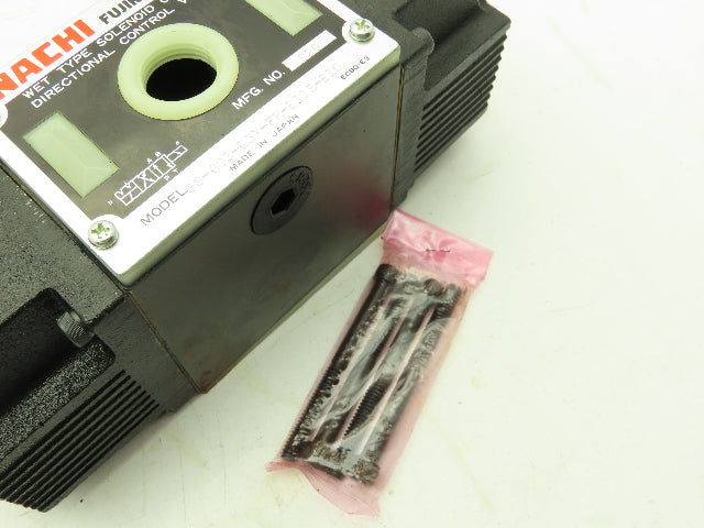 Nachi SS-G03-E3X-FR-E115-E10 Hydraulic Directional Control Solenoid Valve 120V