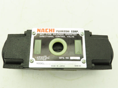 Nachi SS-G03-E3X-FR-E115-E10 Hydraulic Directional Control Solenoid Valve 120V