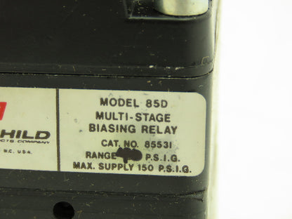 Fairchild 85531 Pneumatic Air Multi Stage Biasing Relay Model 85D 40PSI Output
