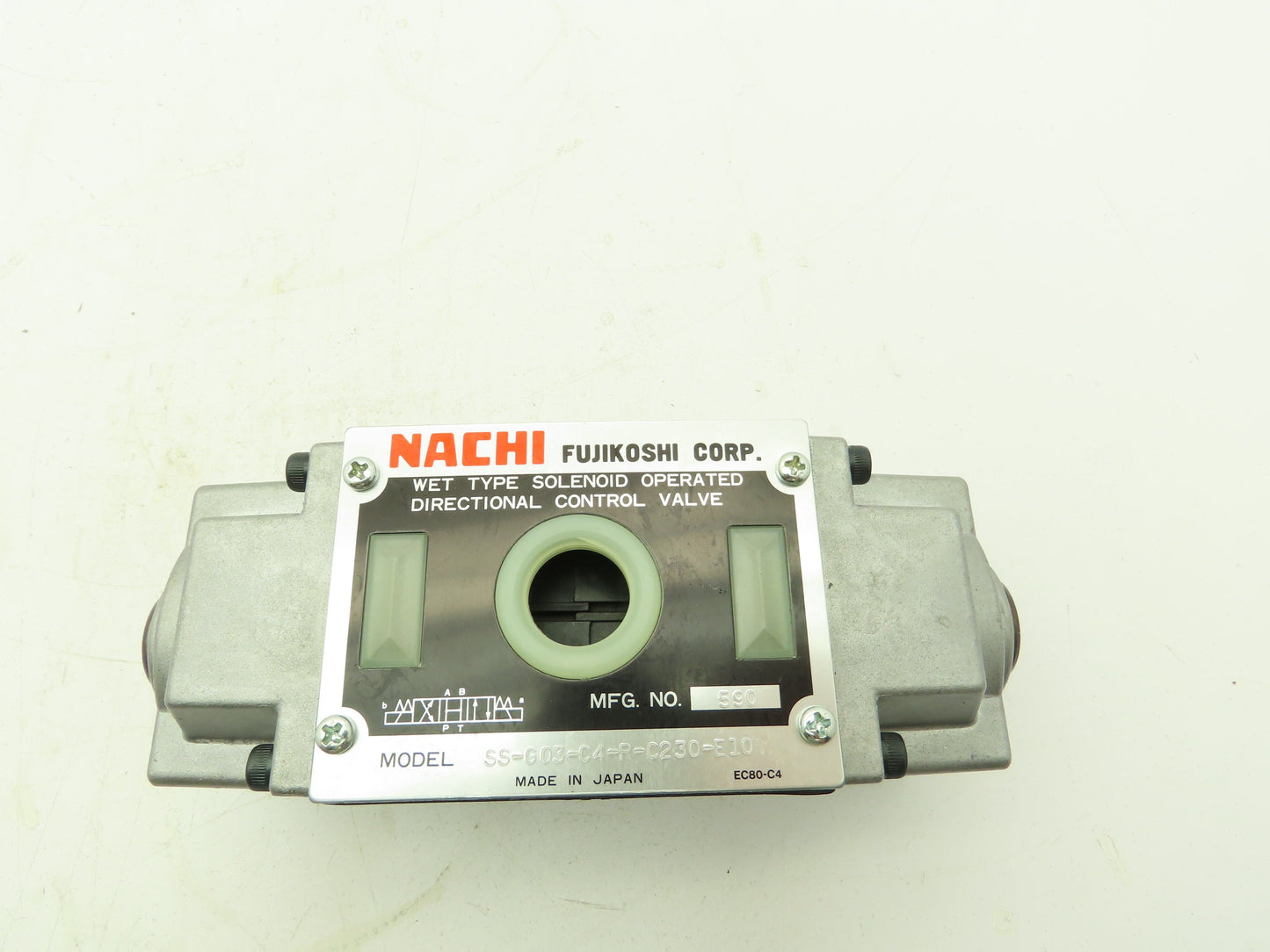 Nachi SS-G03-C4-R-C230-E10 Hydraulic Directional Control Wet Solenoid Valve 220V