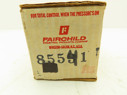 Fairchild 85131 Pneumatic Air Multi Stage Biasing Relay Model 85 60PSI Output