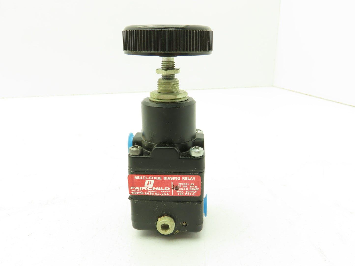 Fairchild 85131 Pneumatic Air Multi Stage Biasing Relay Model 85 60PSI Output