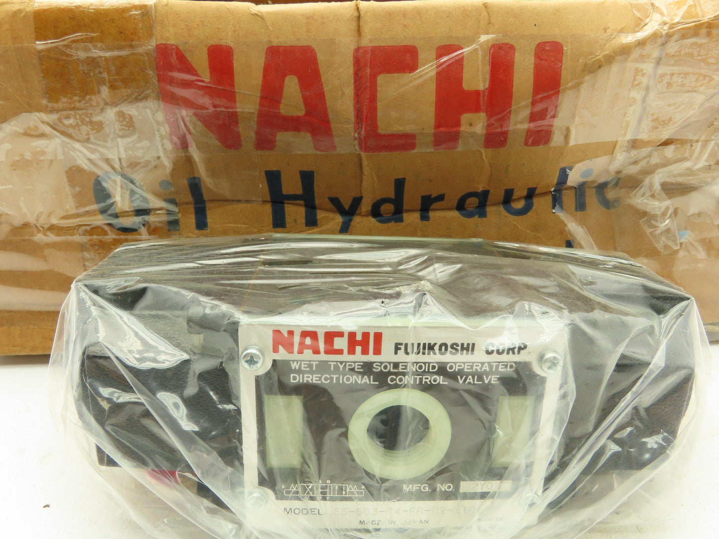 Nachi SS-G03-C4-FR-D2-E10 Hydraulic Directional Control Wet Solenoid Valve 24VDC