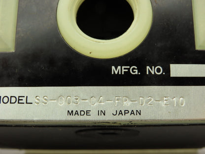 Nachi SS-G03-C4-FR-D2-E10 Hydraulic Directional Control Solenoid Valve 24VDC D05