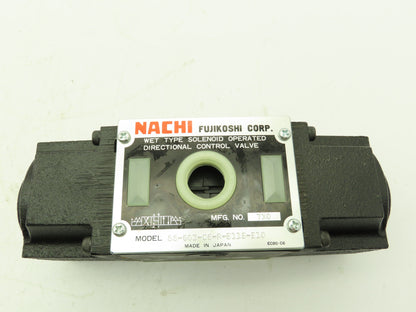 Nachi SS-G03-C6-R-E115-E10 Hydraulic Directional Control Wet Solenoid Valve 120V