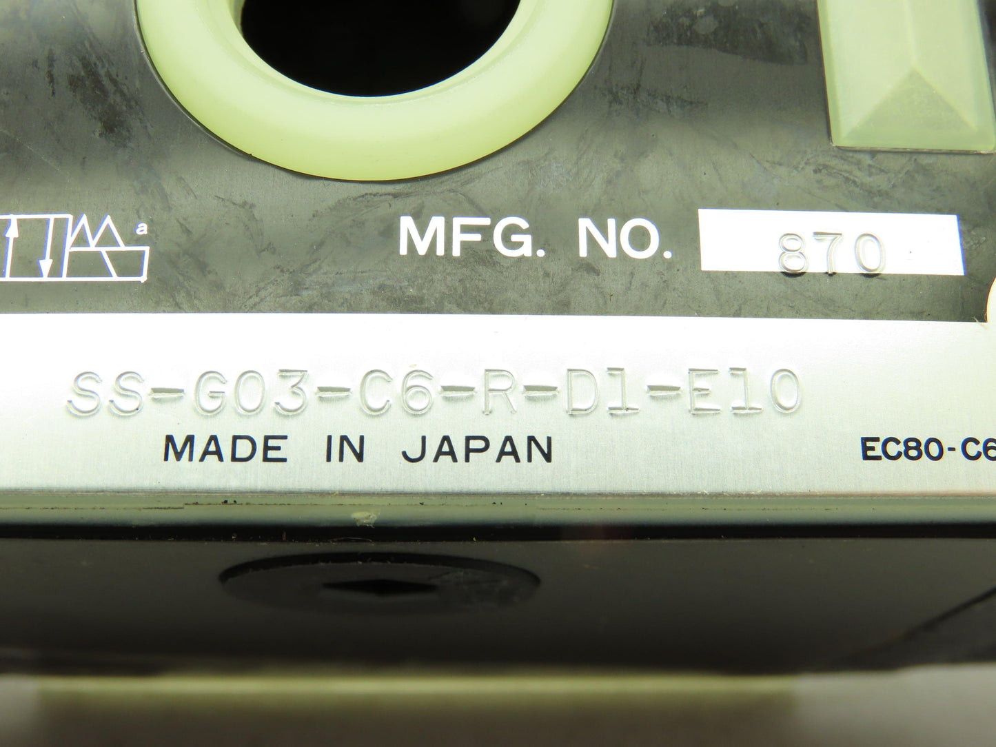 Nachi SS-G03-C6-R-D1-E10 Hydraulic Directional Control Wet Solenoid Valve 12VDC