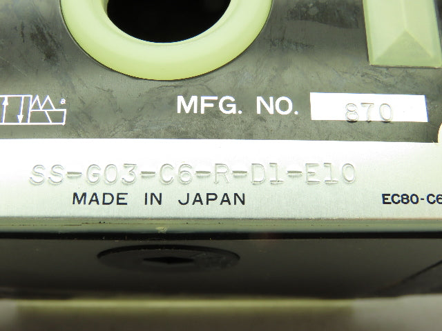 Nachi SS-G03-C6-R-D1-E10 Hydraulic Directional Control Wet Solenoid Valve 12VDC