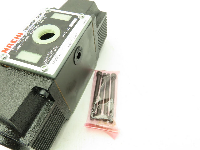 Nachi SS-G03-C6-R-D1-E10 Hydraulic Directional Control Wet Solenoid Valve 12VDC