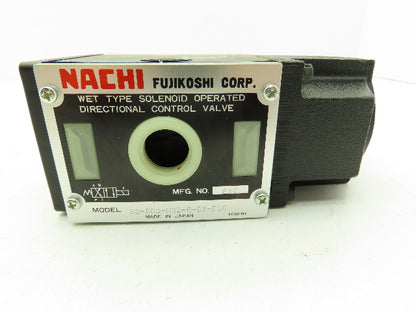 Nachi SS-G03-H3Z-R-D1-E10 Hydraulic Directional Control Wet Solenoid Valve 12VDC