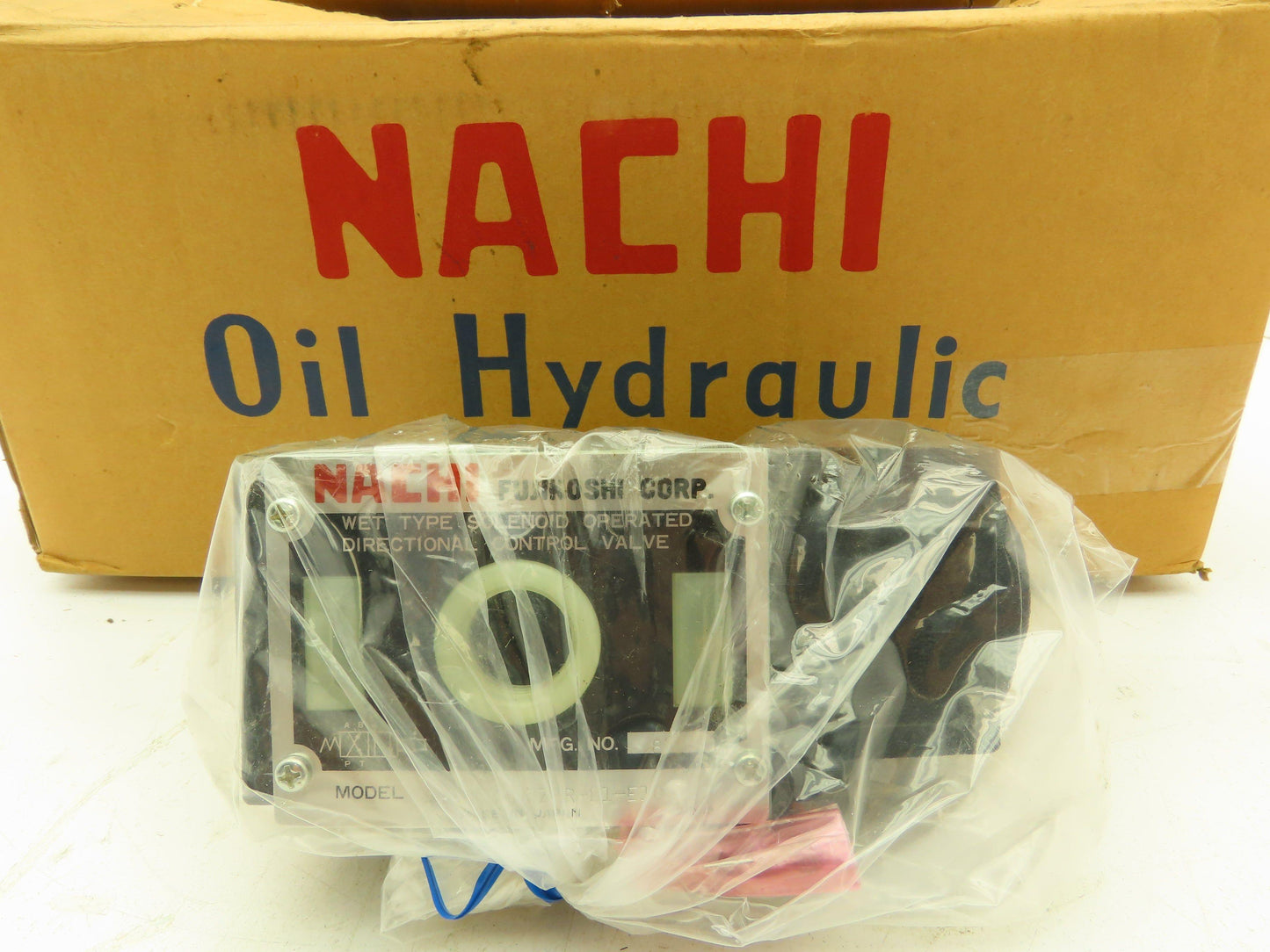 Nachi SS-G03-H3Z-R-D1-E10 Hydraulic Directional Control Wet Solenoid Valve 12VDC